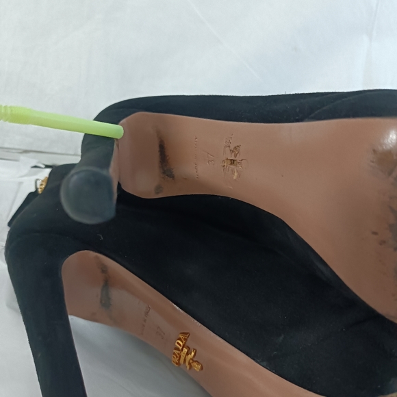 Prada Black suede  Boots ankle size 37 - Picture 8 of 15